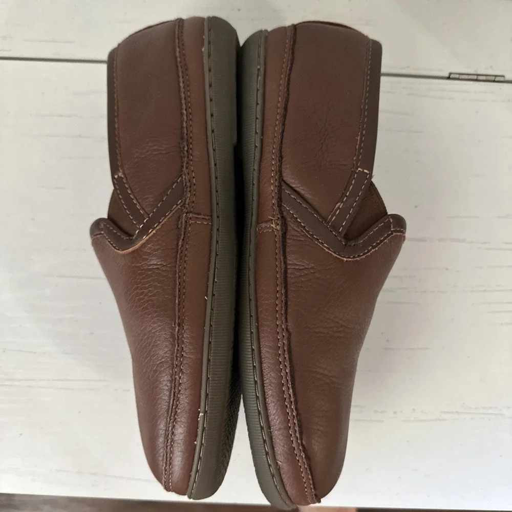 LL Bean Mens Slip On Loafers Size 9 Medium Item ID 272346 Elkhide Shoes Moc